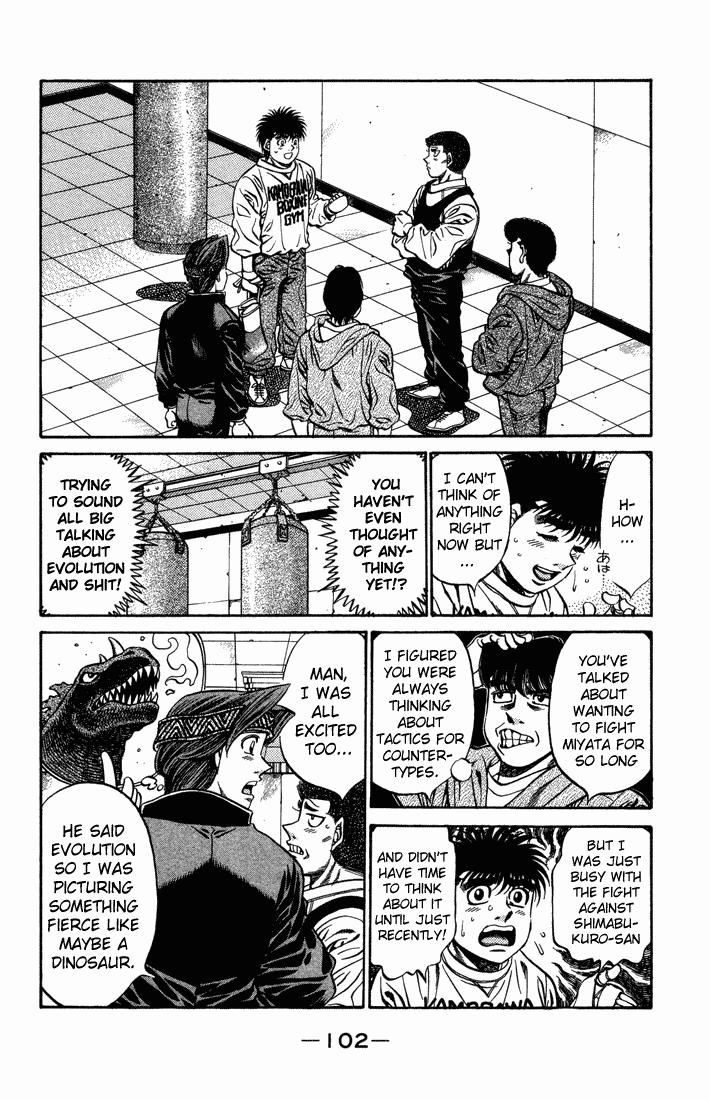 Hajime no Ippo Chapter 468.2 page 4 - Chapter 468 v2 : Dempsey's Theory of Evolution