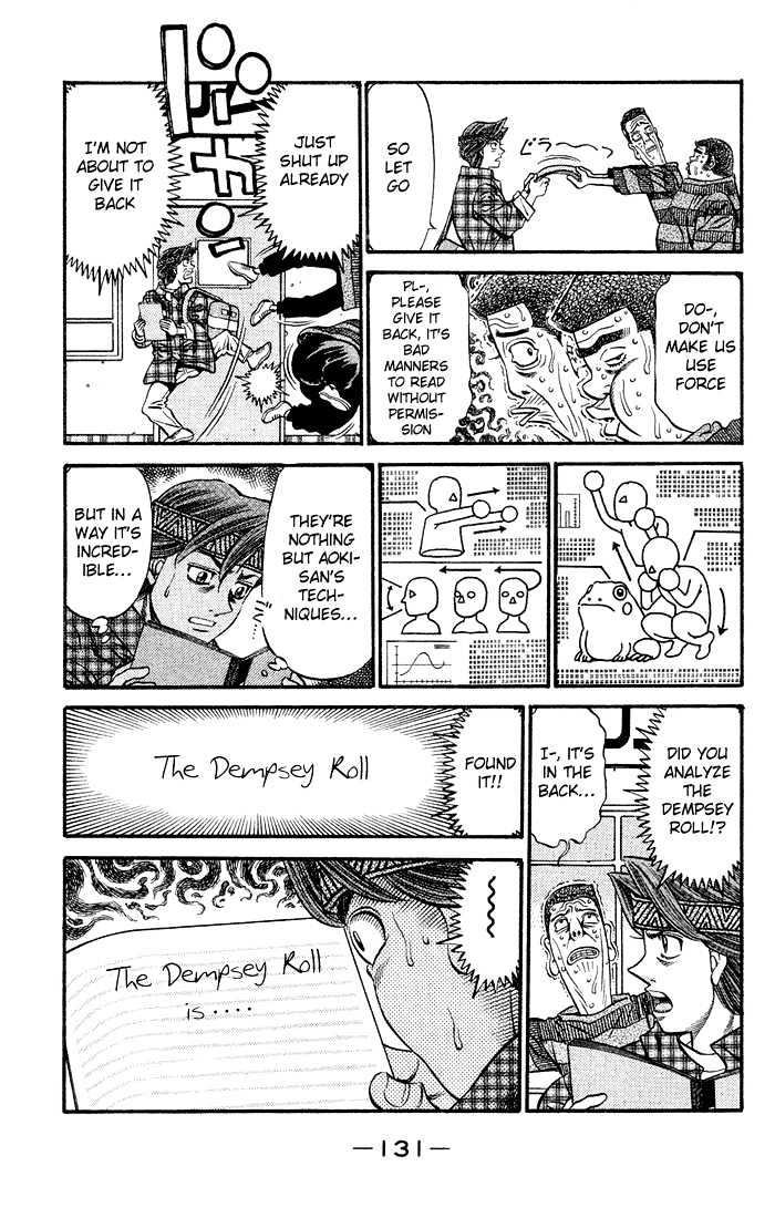 Hajime no Ippo Chapter 469 page 13 - Chapter 469 : Itagaki research report