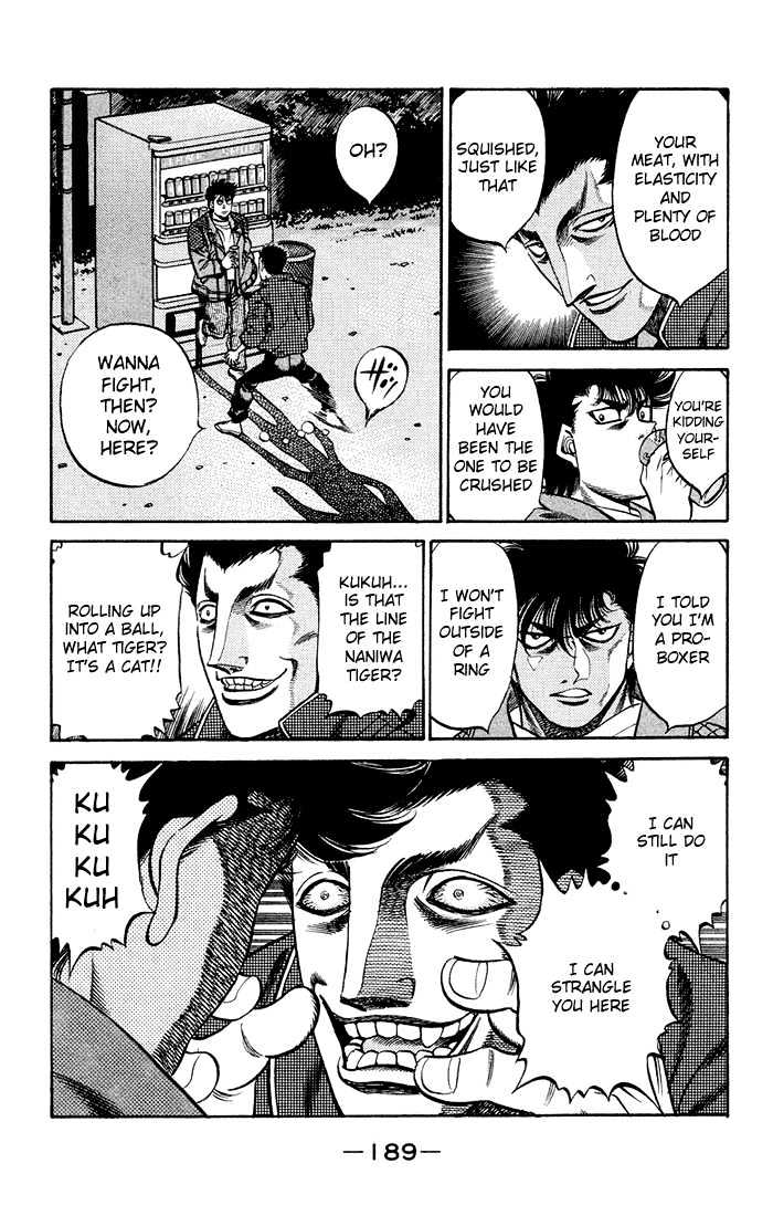 Hajime no Ippo Chapter 472 page 17 - Chapter 472 : Yielding and isolation