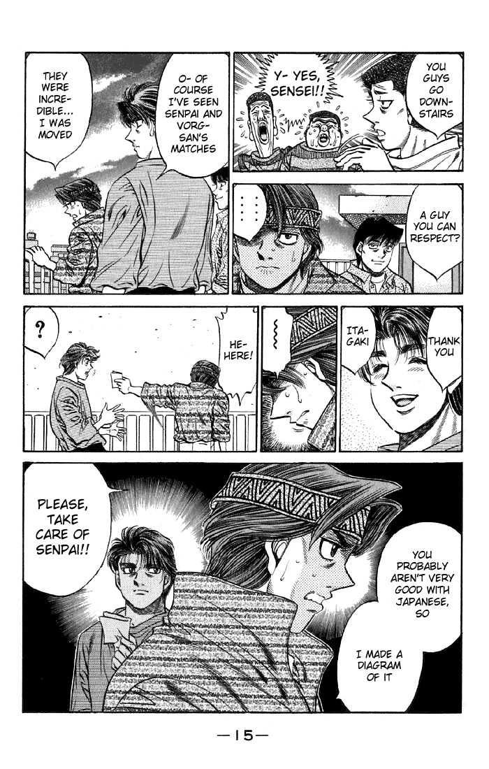 Hajime no Ippo Chapter 473 page 14 - Chapter 473 : Vorg the visitor