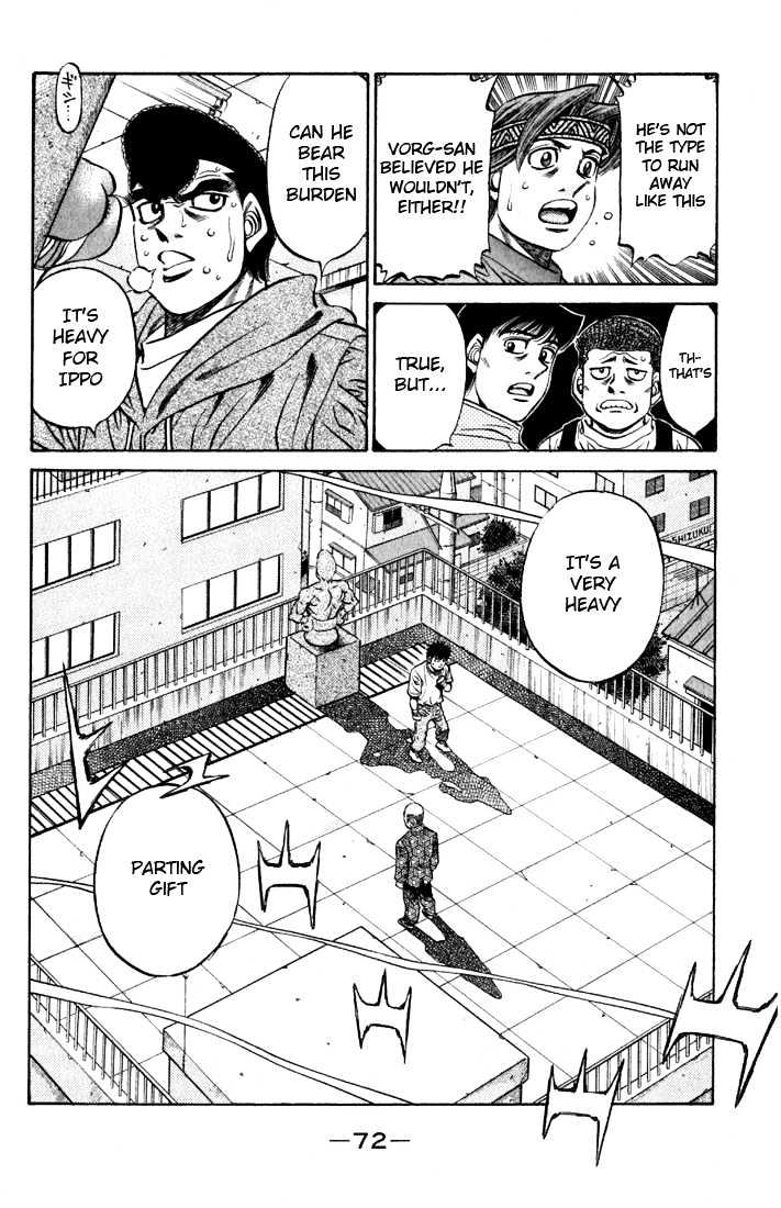 Hajime no Ippo Chapter 476 page 10 - Chapter 476 : A heavy parting gift