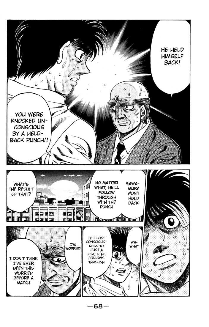 Hajime no Ippo Chapter 476 page 6 - Chapter 476 : A heavy parting gift