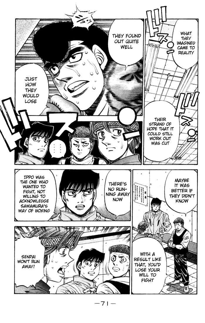 Hajime no Ippo Chapter 476 page 9 - Chapter 476 : A heavy parting gift