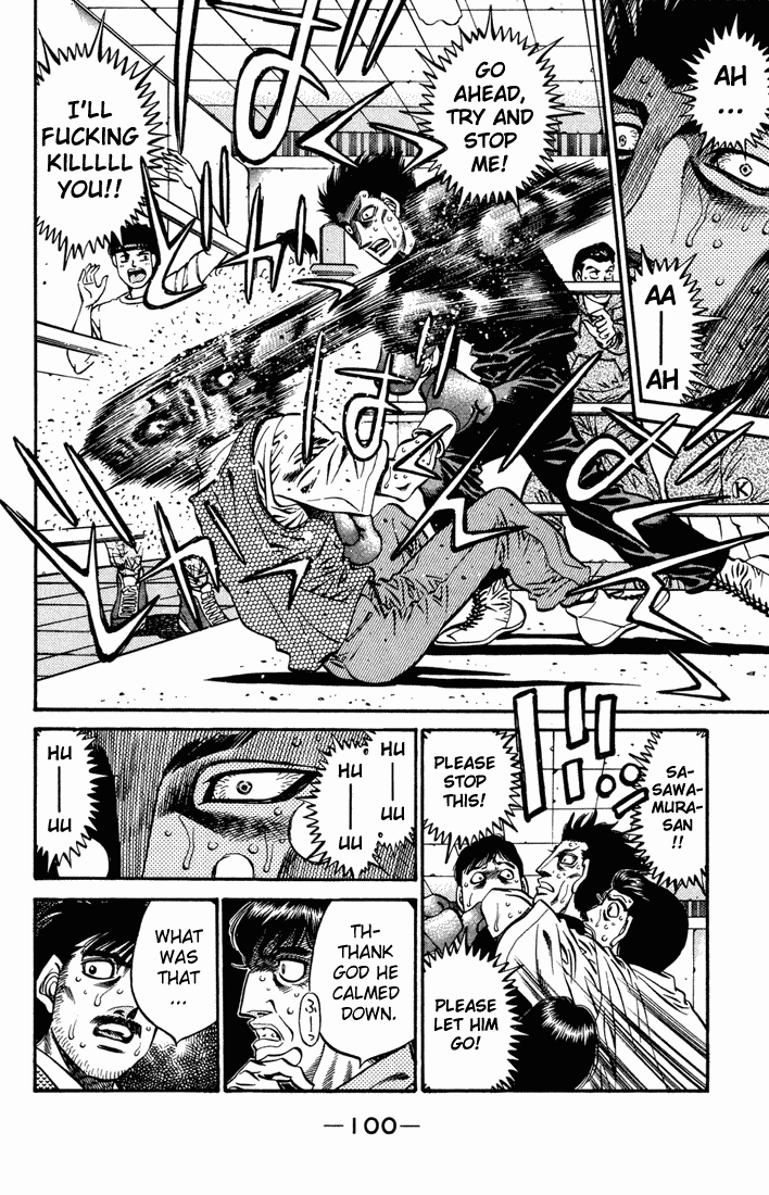 Hajime no Ippo Chapter 477.2 page 18 - Chapter 477 v2 : The Dempsey's Evolution
