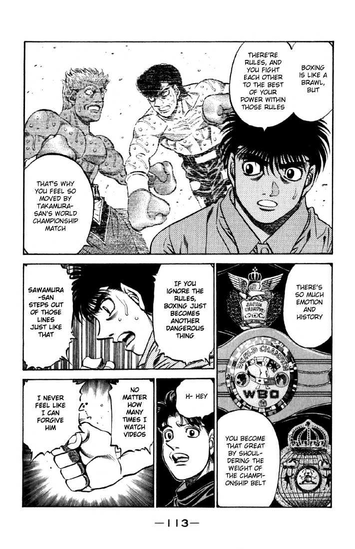 Hajime no Ippo Chapter 478 page 11 - Chapter 478 : The face of determination