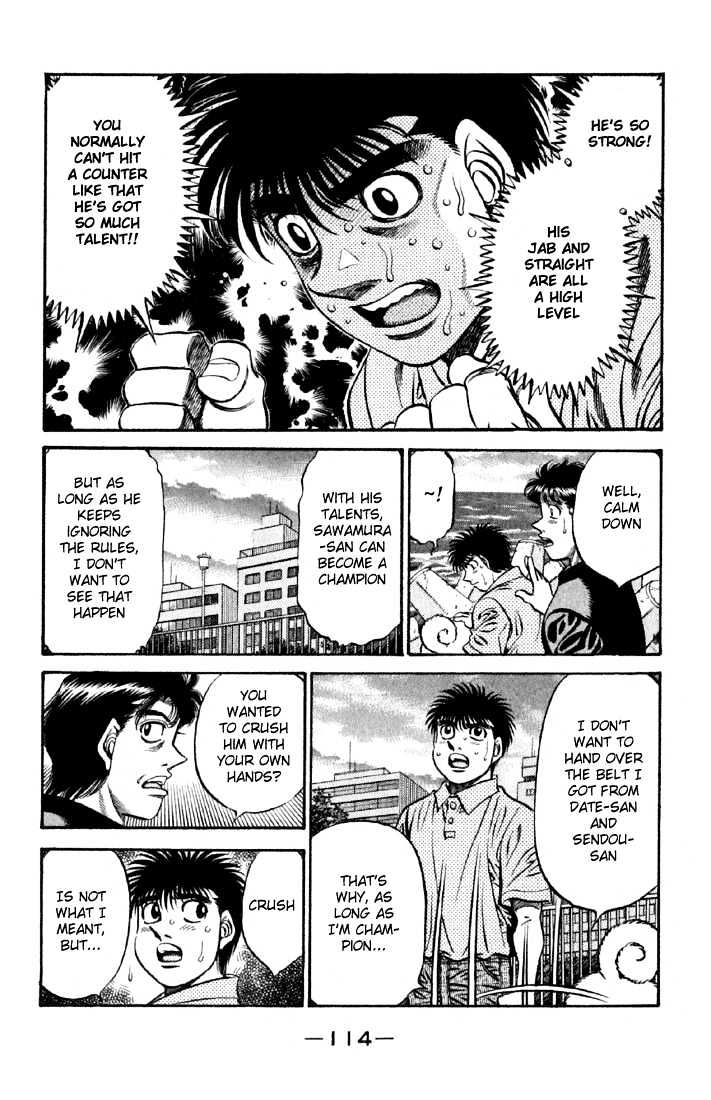 Hajime no Ippo Chapter 478 page 12 - Chapter 478 : The face of determination