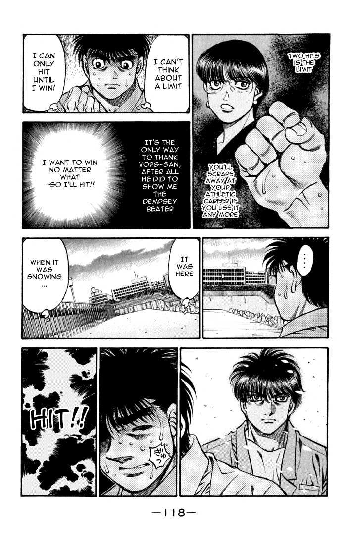 Hajime no Ippo Chapter 478 page 16 - Chapter 478 : The face of determination