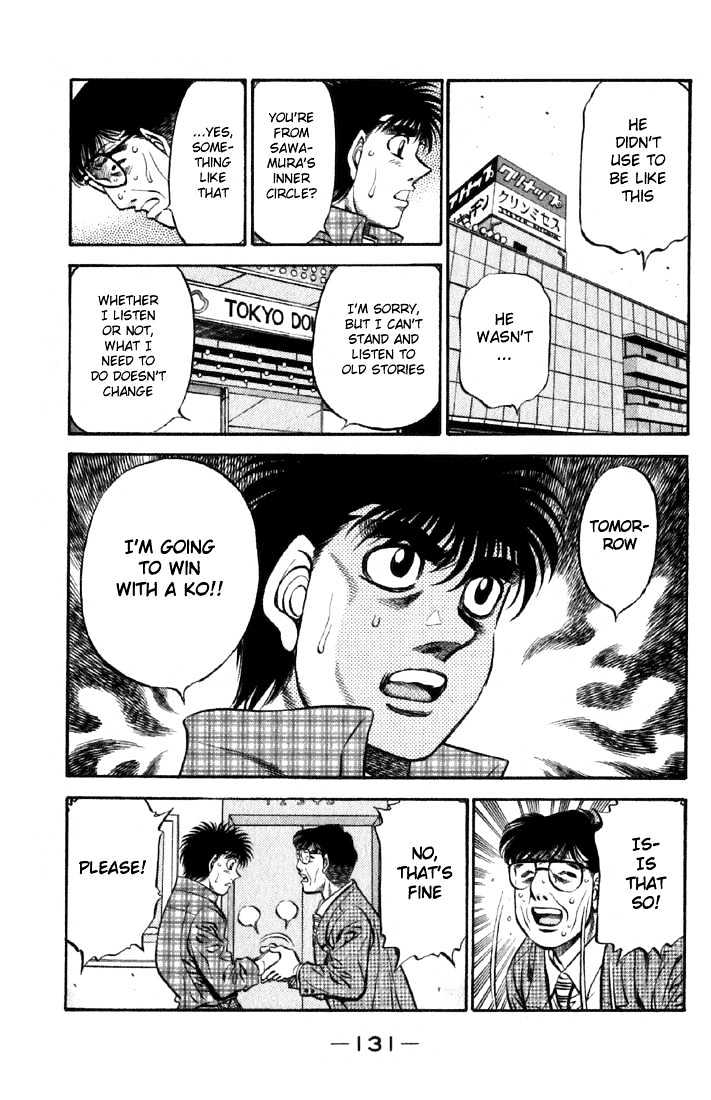 Hajime no Ippo Chapter 479 page 9 - Chapter 479 : In the ring