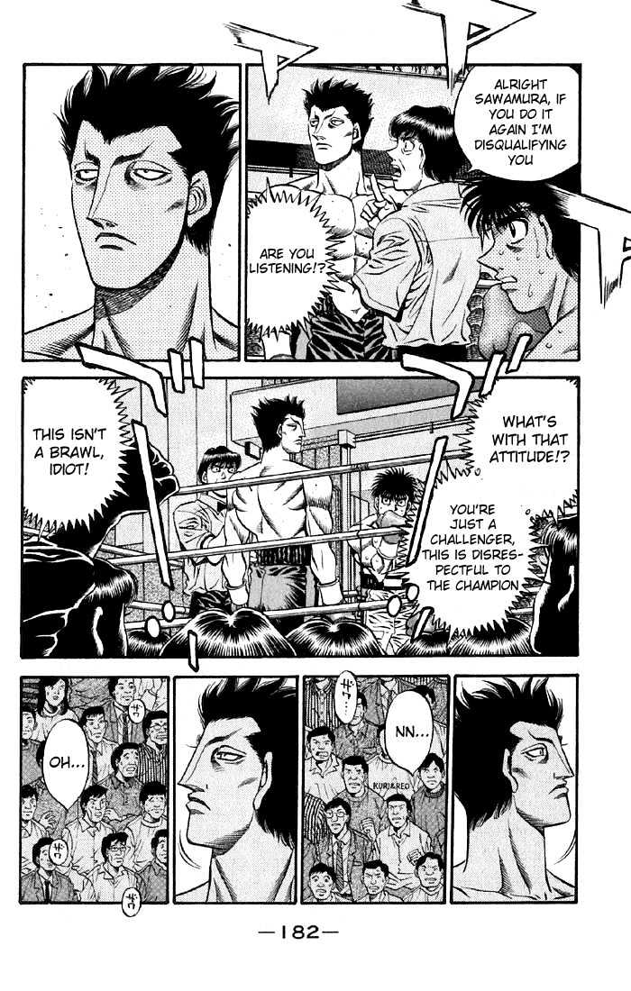 Hajime no Ippo Chapter 482 page 2 - Chapter 482 : Fists of fury