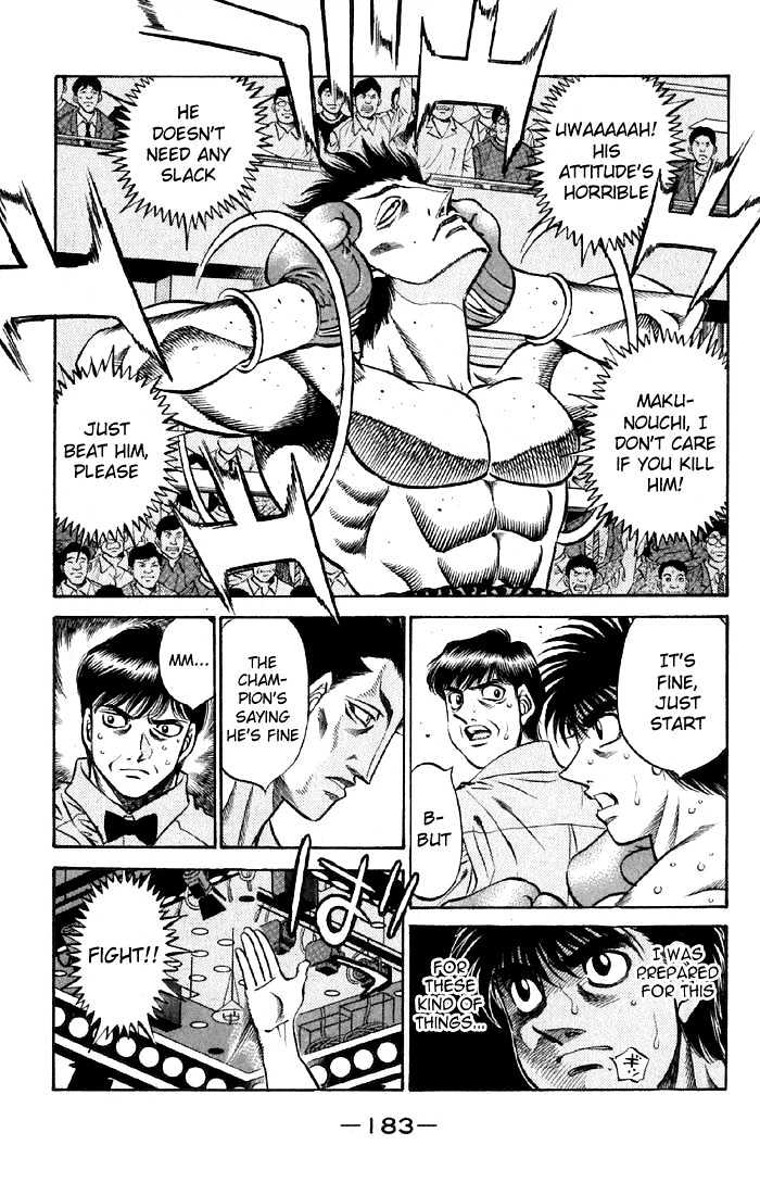 Hajime no Ippo Chapter 482 page 3 - Chapter 482 : Fists of fury