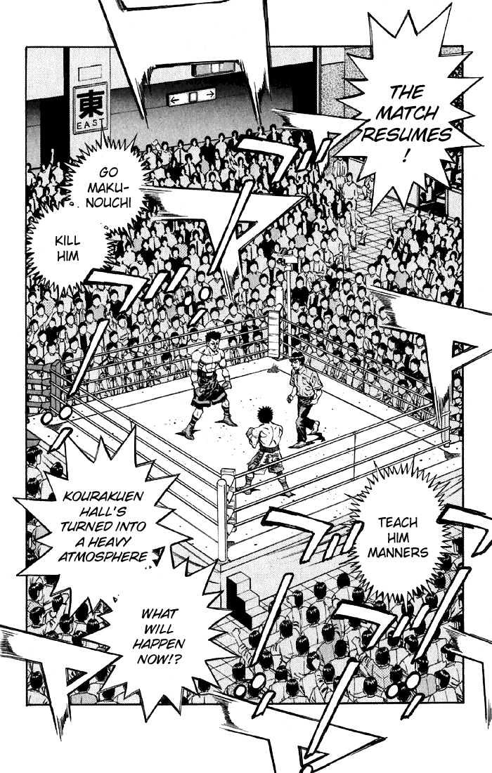 Hajime no Ippo Chapter 482 page 4 - Chapter 482 : Fists of fury