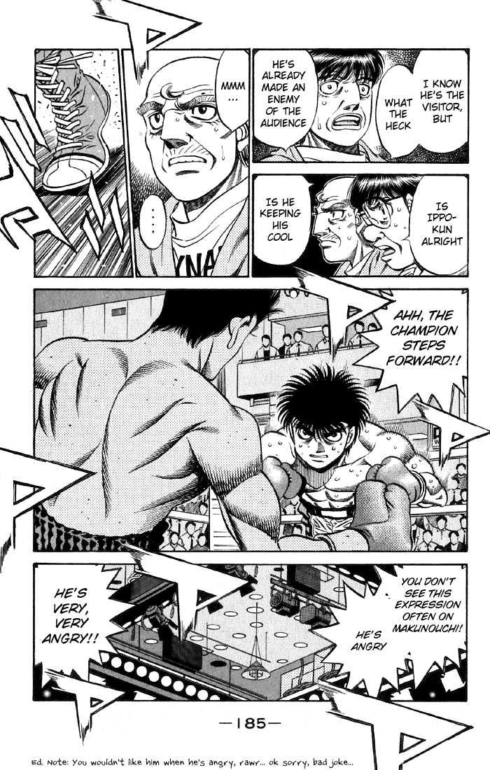 Hajime no Ippo Chapter 482 page 5 - Chapter 482 : Fists of fury