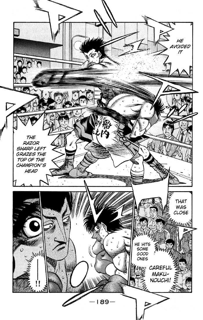 Hajime no Ippo Chapter 482 page 9 - Chapter 482 : Fists of fury
