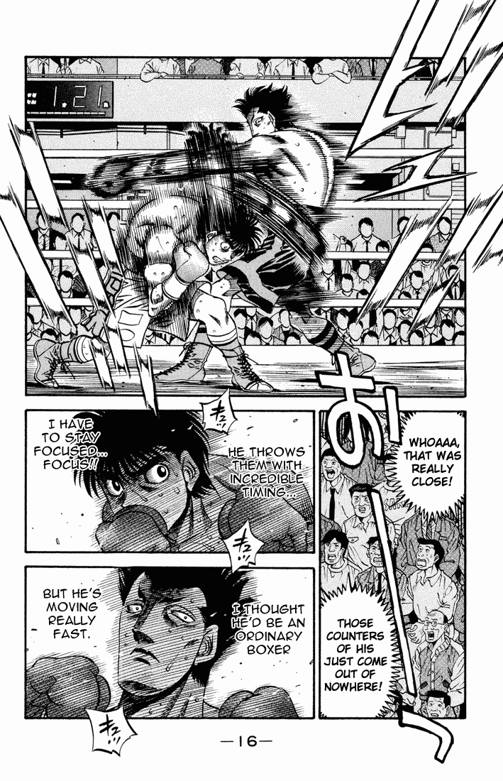 Hajime no Ippo Chapter 483.2 page 13 - Chapter 483 v2 : Sawamura's Miscalculation