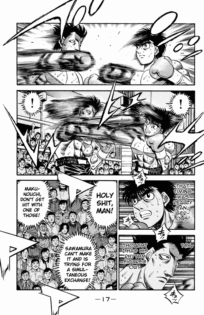 Hajime no Ippo Chapter 483.2 page 14 - Chapter 483 v2 : Sawamura's Miscalculation