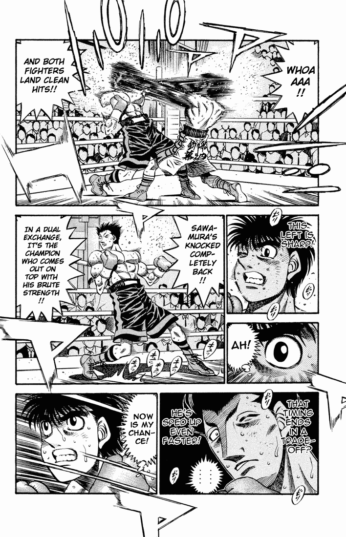 Hajime no Ippo Chapter 483.2 page 15 - Chapter 483 v2 : Sawamura's Miscalculation