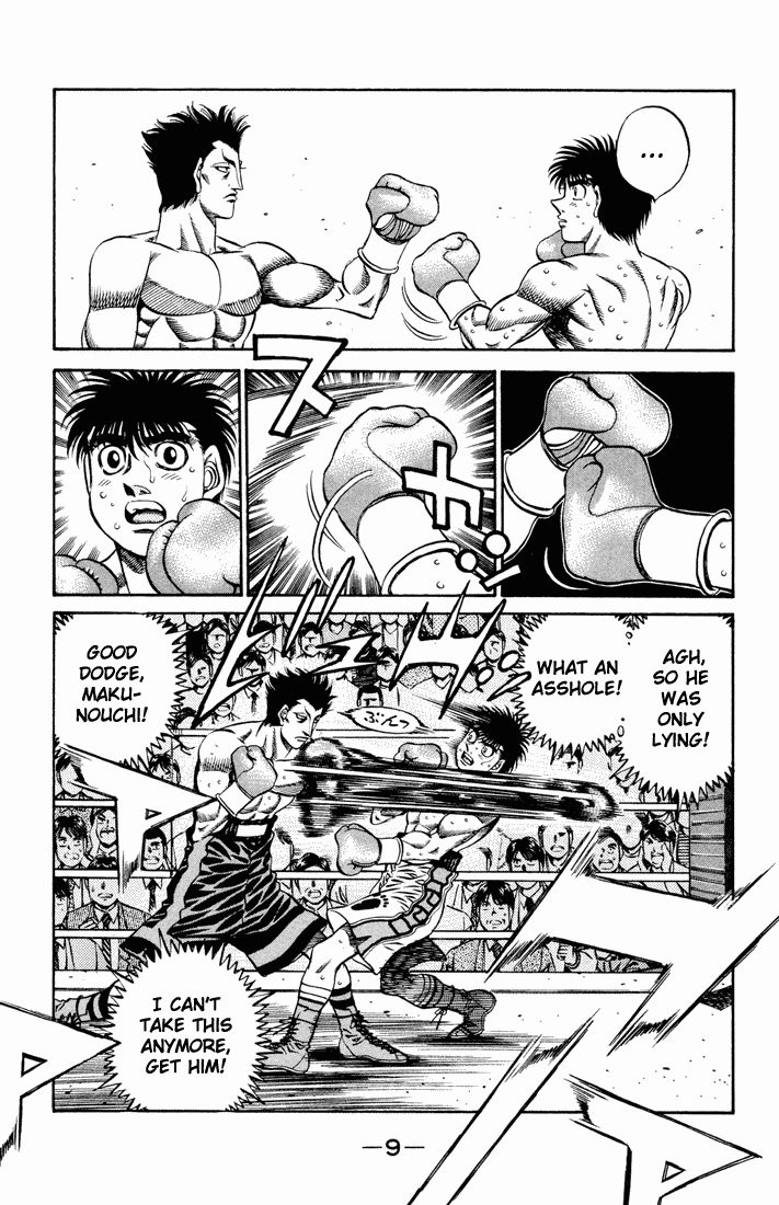 Hajime no Ippo Chapter 483.2 page 6 - Chapter 483 v2 : Sawamura's Miscalculation
