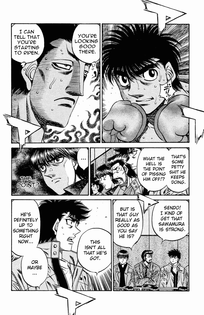 Hajime no Ippo Chapter 483.2 page 7 - Chapter 483 v2 : Sawamura's Miscalculation