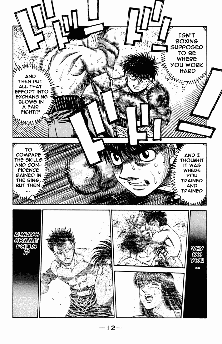 Hajime no Ippo Chapter 483.2 page 9 - Chapter 483 v2 : Sawamura's Miscalculation