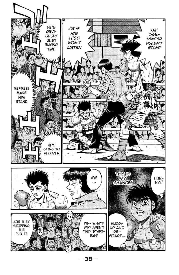 Hajime no Ippo Chapter 484 page 15 - Chapter 484 : The bold challenger