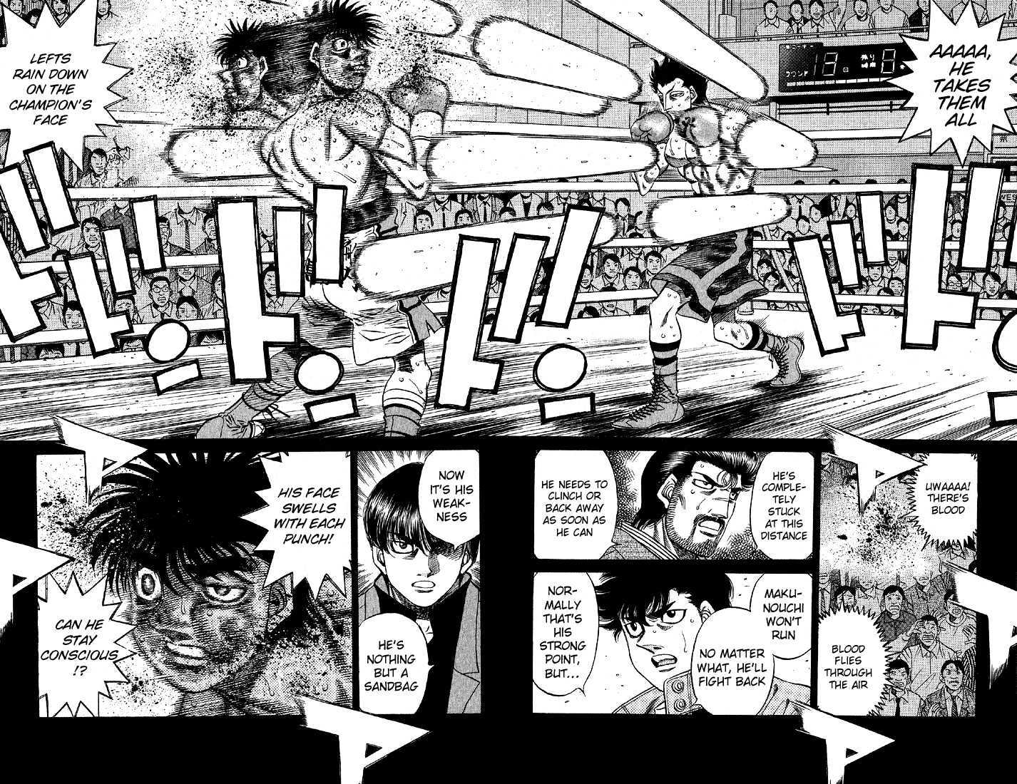 Hajime no Ippo Chapter 488 page 11 - Chapter 488 : Shocking flash