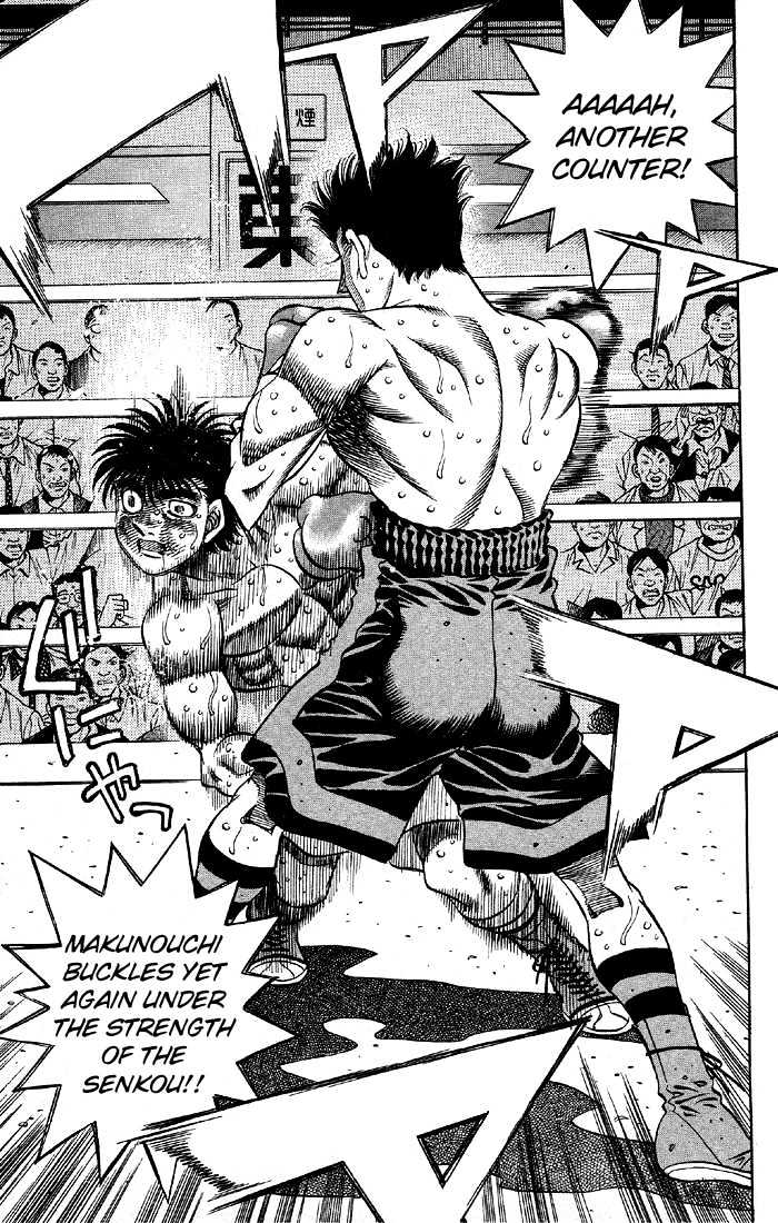 Hajime no Ippo Chapter 488 page 15 - Chapter 488 : Shocking flash