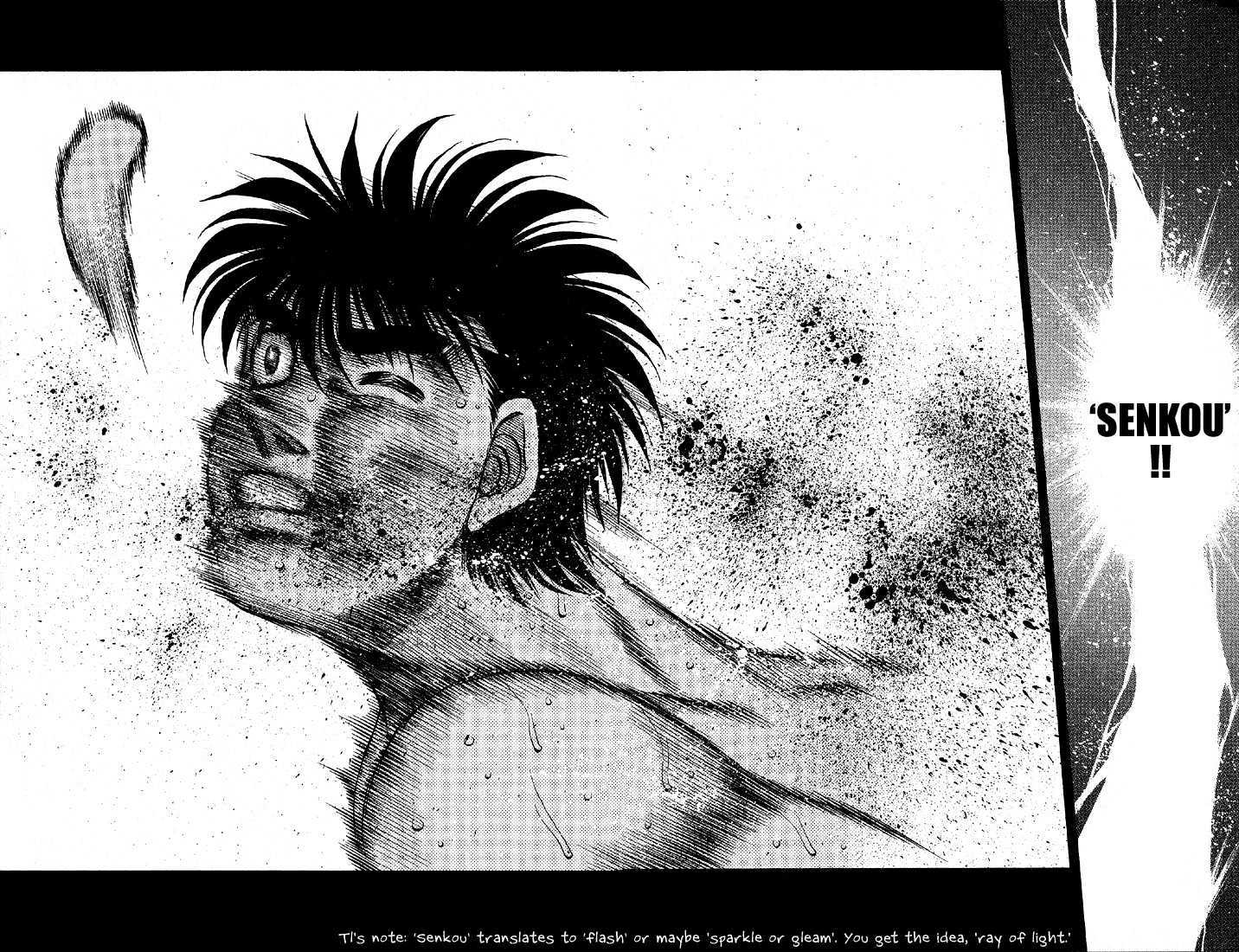 Hajime no Ippo Chapter 488 page 2 - Chapter 488 : Shocking flash