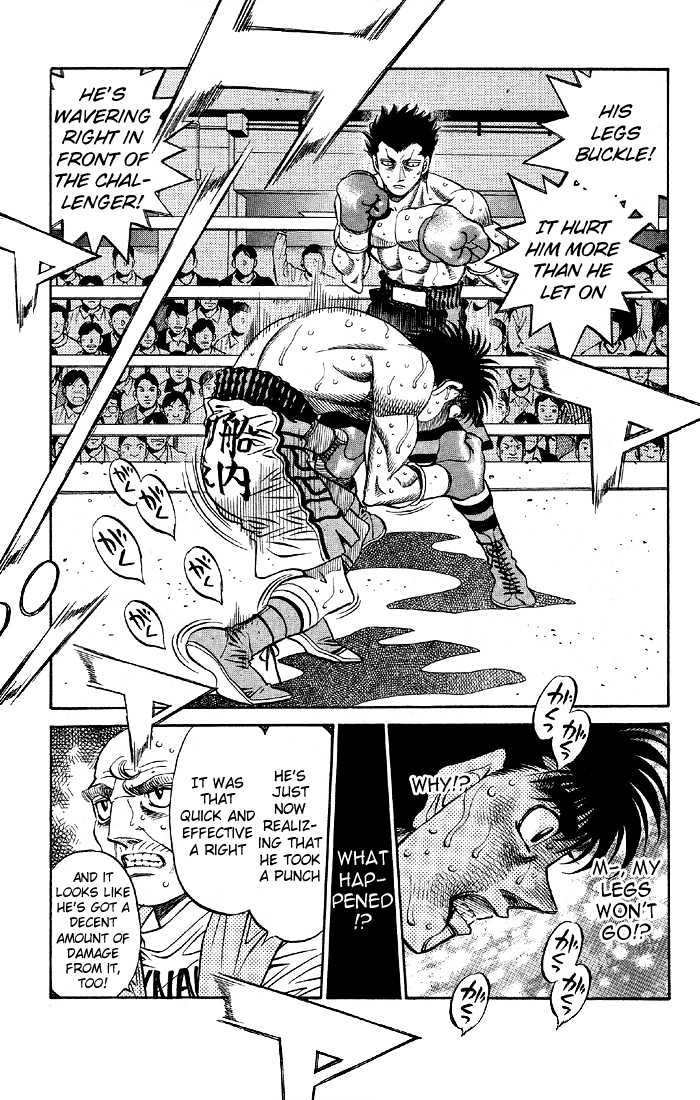 Hajime no Ippo Chapter 488 page 8 - Chapter 488 : Shocking flash