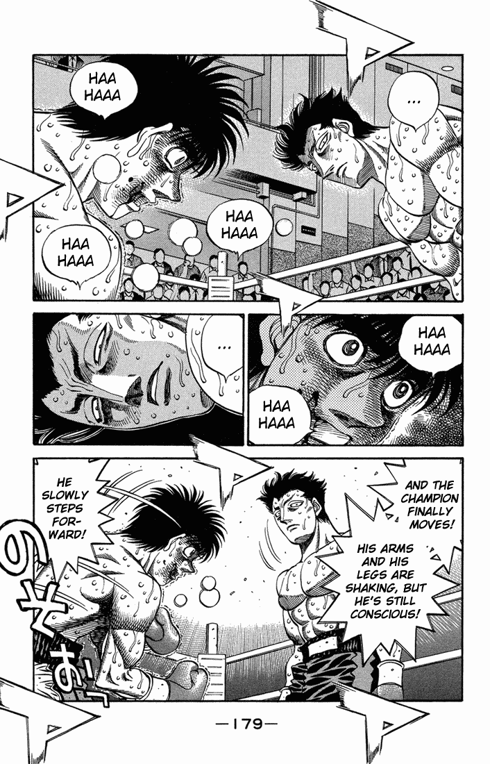Hajime no Ippo Chapter 492.2 page 12 - Chapter 492 v2 : Dempsey's Complete Destruction