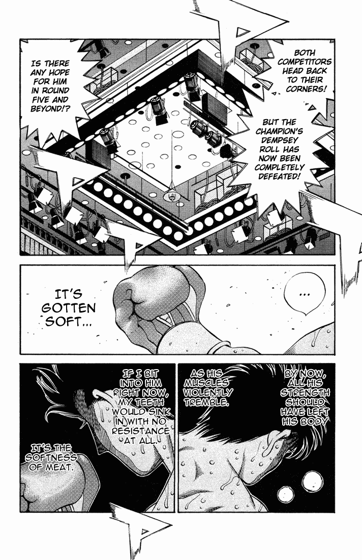Hajime no Ippo Chapter 492.2 page 17 - Chapter 492 v2 : Dempsey's Complete Destruction