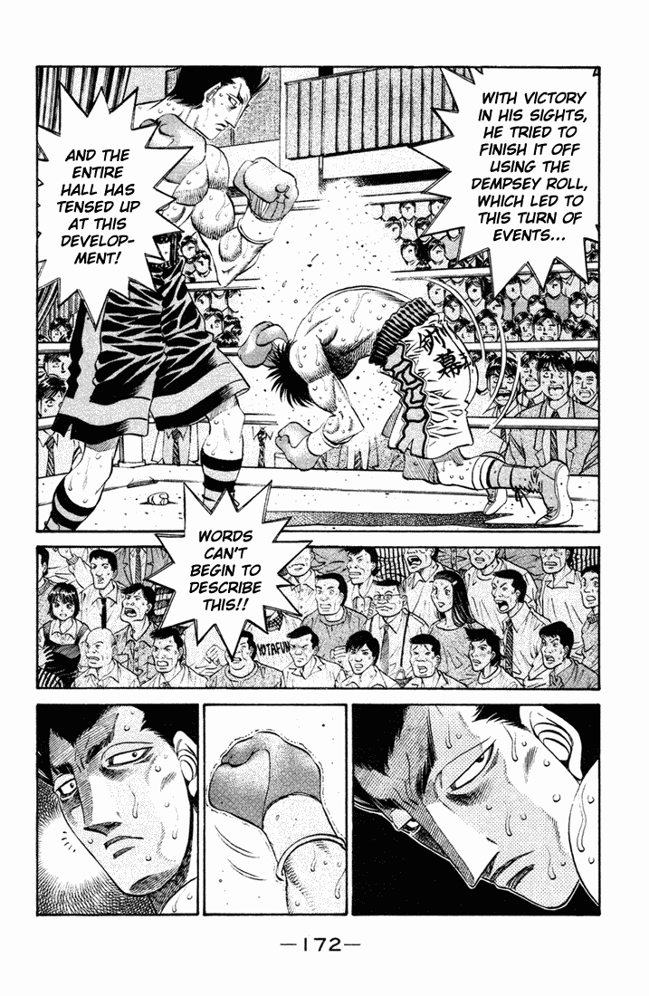 Hajime no Ippo Chapter 492.2 page 5 - Chapter 492 v2 : Dempsey's Complete Destruction