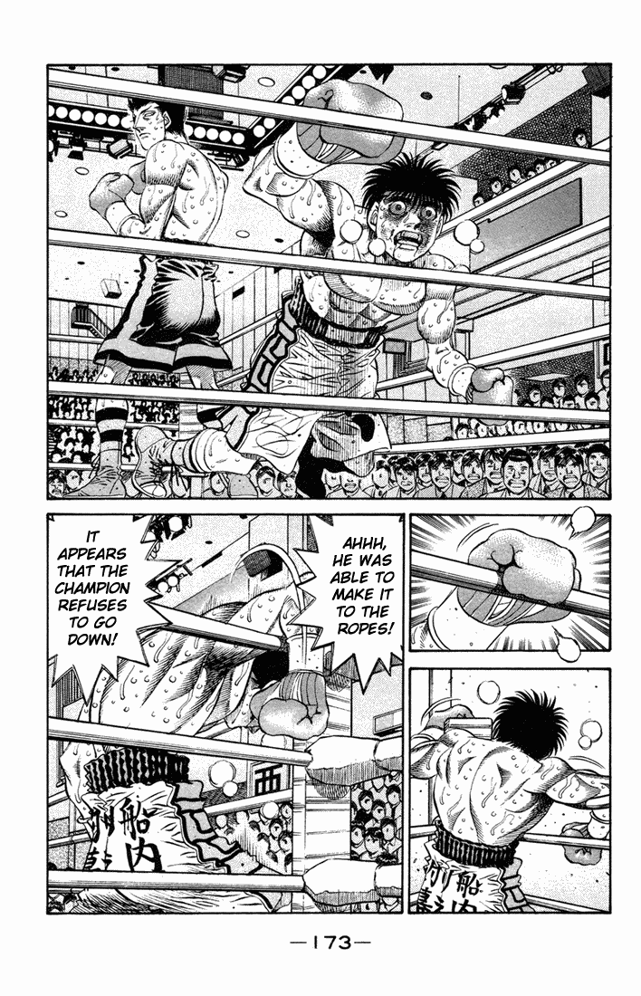Hajime no Ippo Chapter 492.2 page 6 - Chapter 492 v2 : Dempsey's Complete Destruction