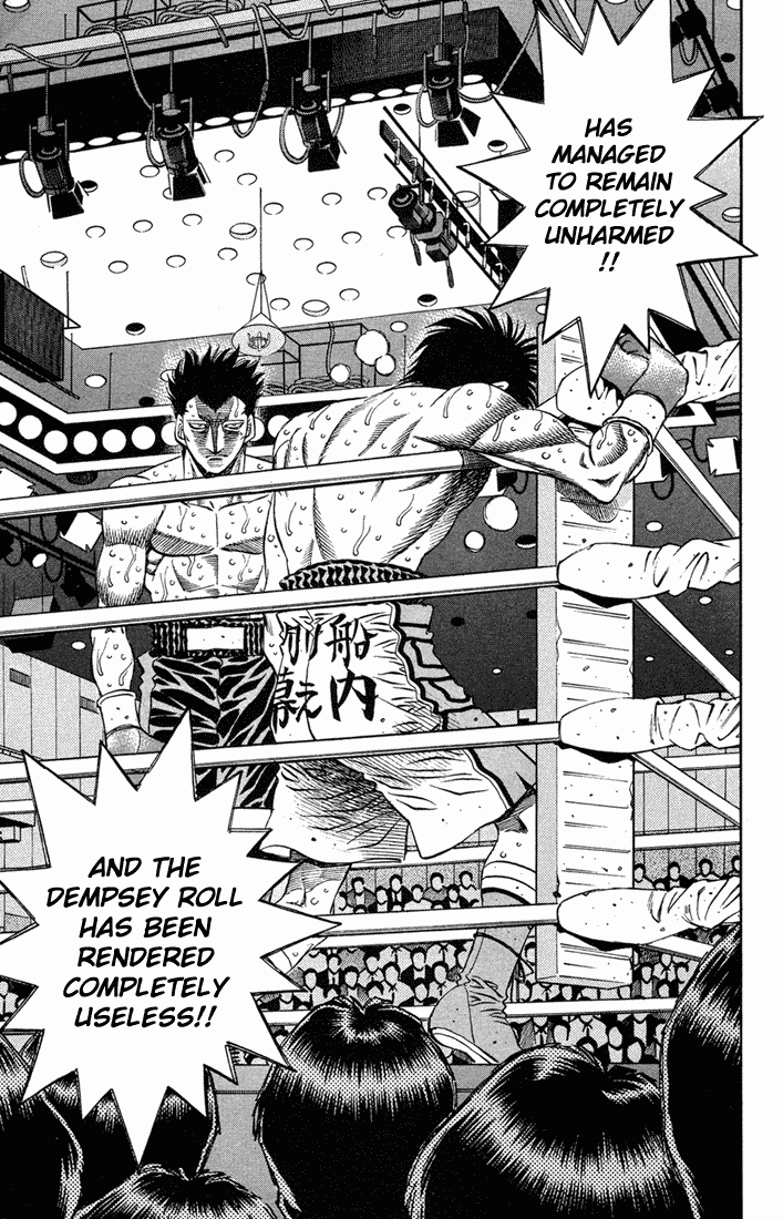 Hajime no Ippo Chapter 492.2 page 8 - Chapter 492 v2 : Dempsey's Complete Destruction
