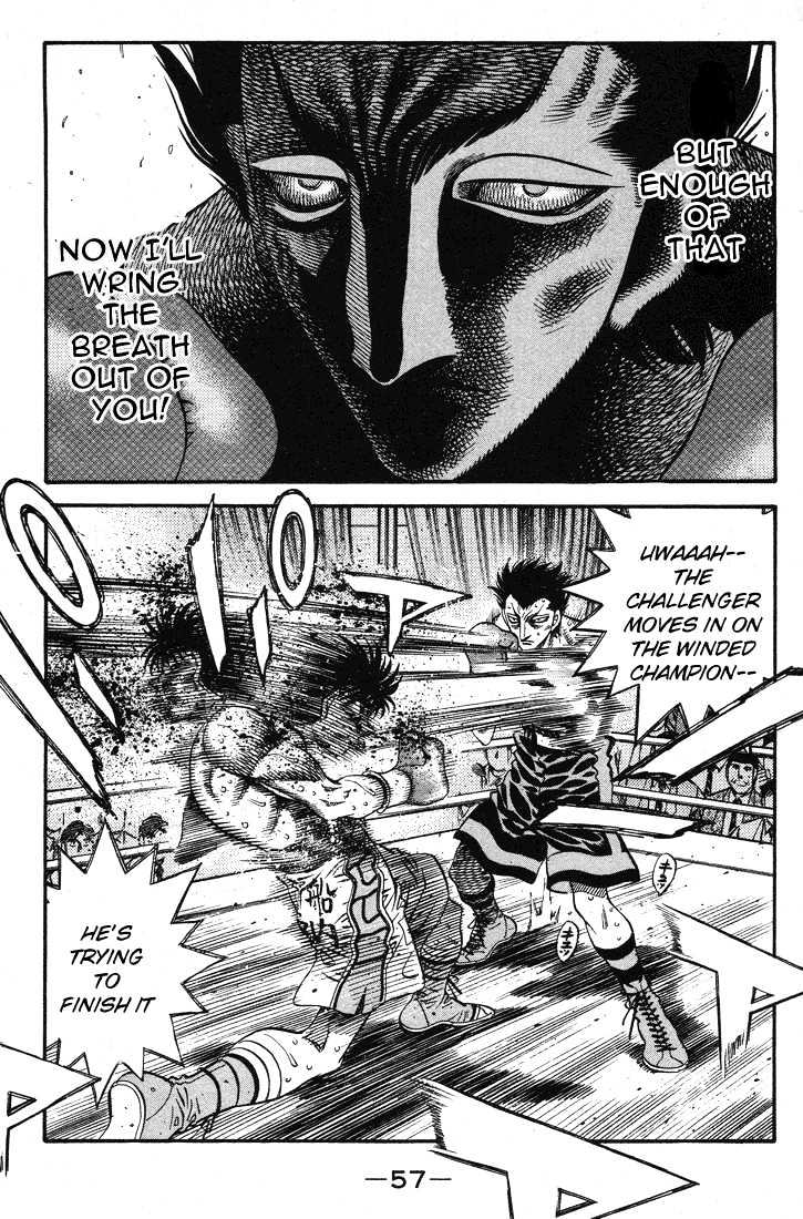 Hajime no Ippo Chapter 495 page 17 - Chapter 495 : The reason he can't fall