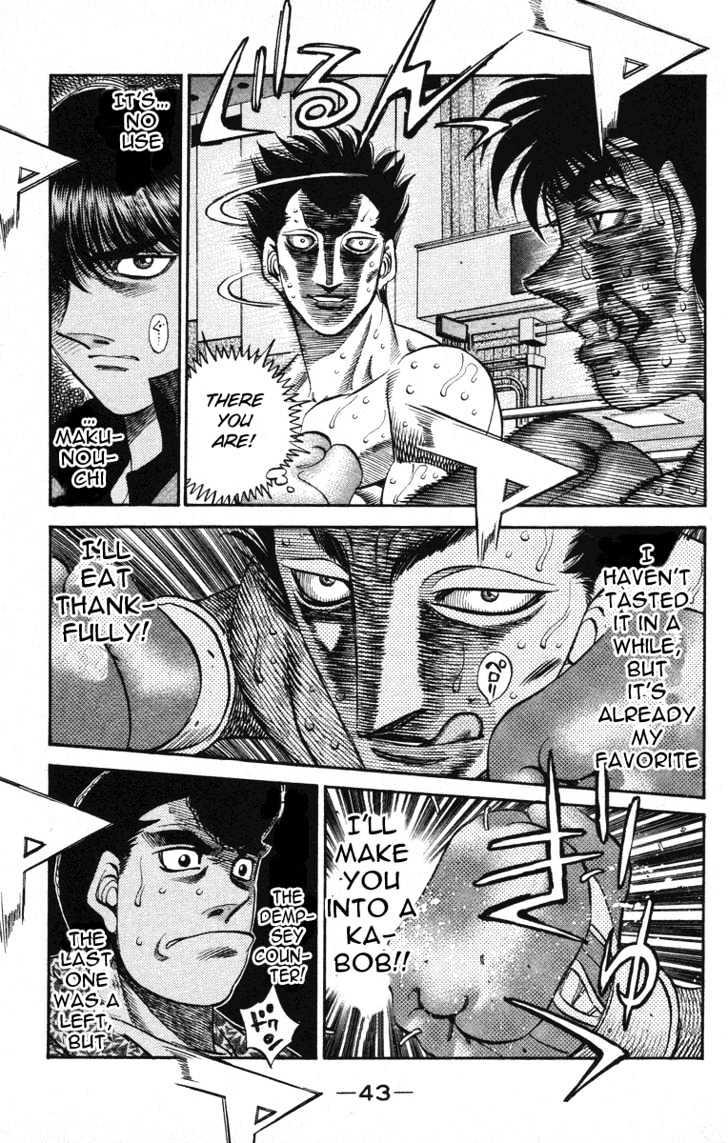 Hajime no Ippo Chapter 495 page 4 - Chapter 495 : The reason he can't fall