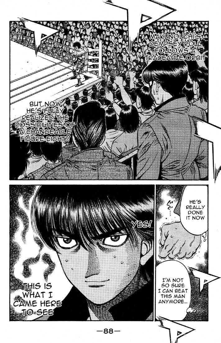 Hajime no Ippo Chapter 497 page 11 - Chapter 497 : Possibilities of the figure eight