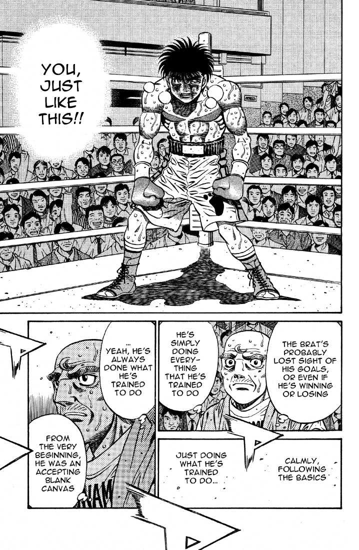 Hajime no Ippo Chapter 497 page 12 - Chapter 497 : Possibilities of the figure eight