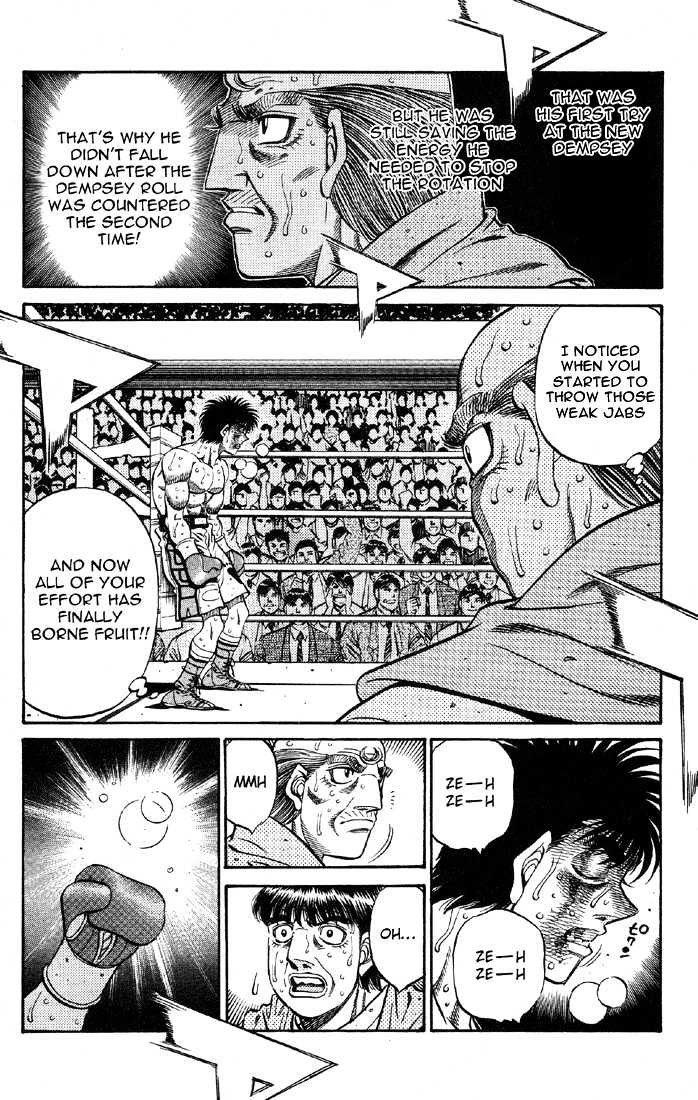 Hajime no Ippo Chapter 497 page 13 - Chapter 497 : Possibilities of the figure eight
