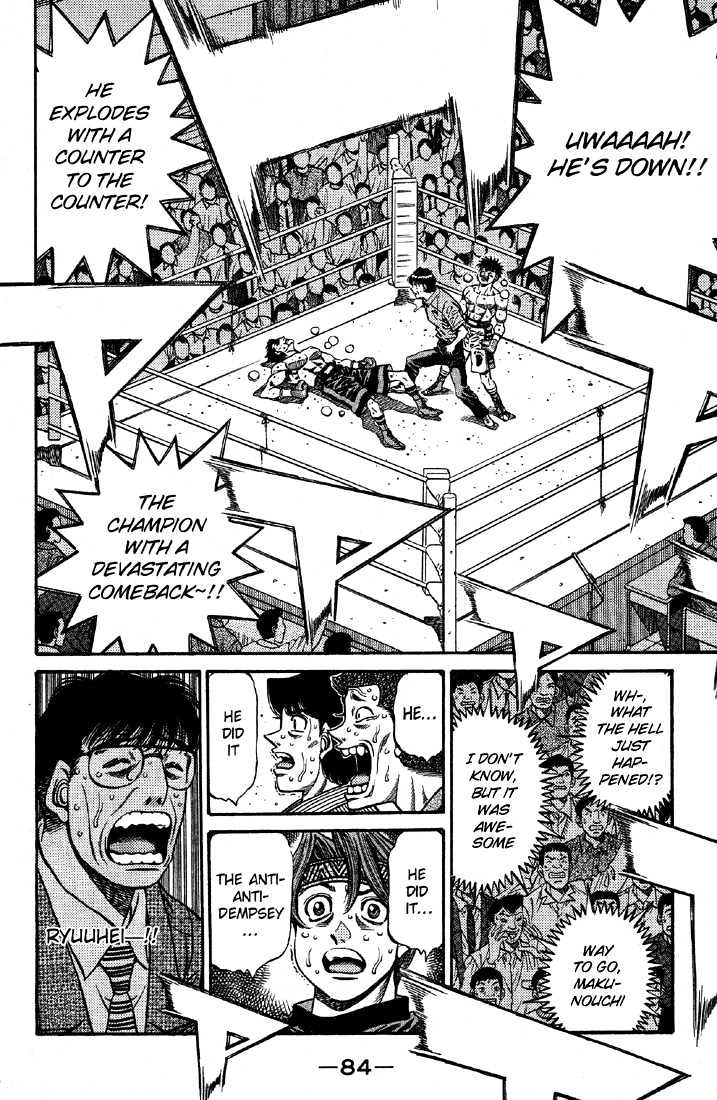 Hajime no Ippo Chapter 497 page 7 - Chapter 497 : Possibilities of the figure eight