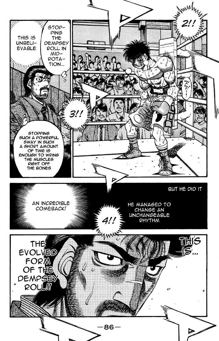 Hajime no Ippo Chapter 497 page 9 - Chapter 497 : Possibilities of the figure eight