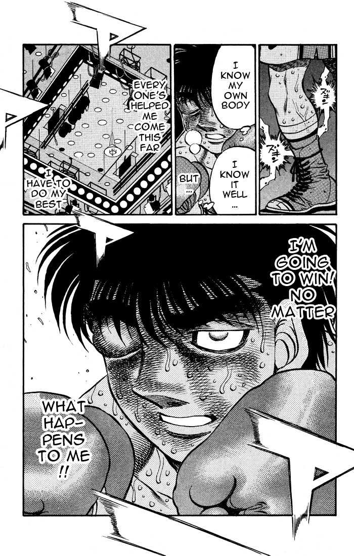Hajime no Ippo Chapter 498 page 18 - Chapter 498 : Help vs. hatred