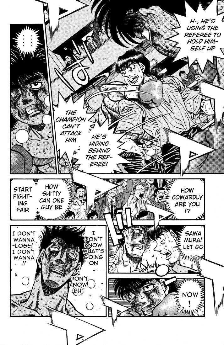 Hajime no Ippo Chapter 498 page 6 - Chapter 498 : Help vs. hatred