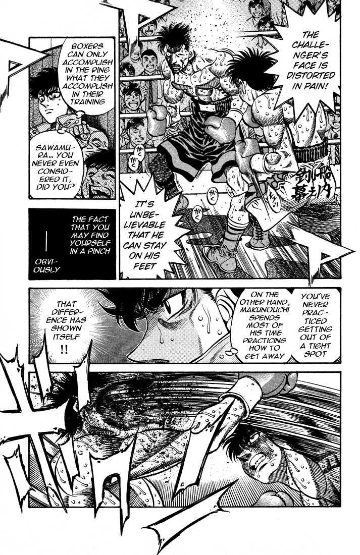 Hajime no Ippo Chapter 499 page 7 - Chapter 499 : Pinch practice