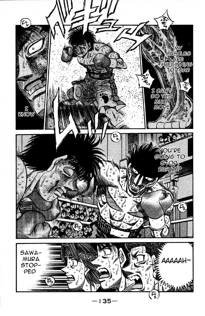 Hajime no Ippo Chapter 500 page 8 - Chapter 500 : Sway timing