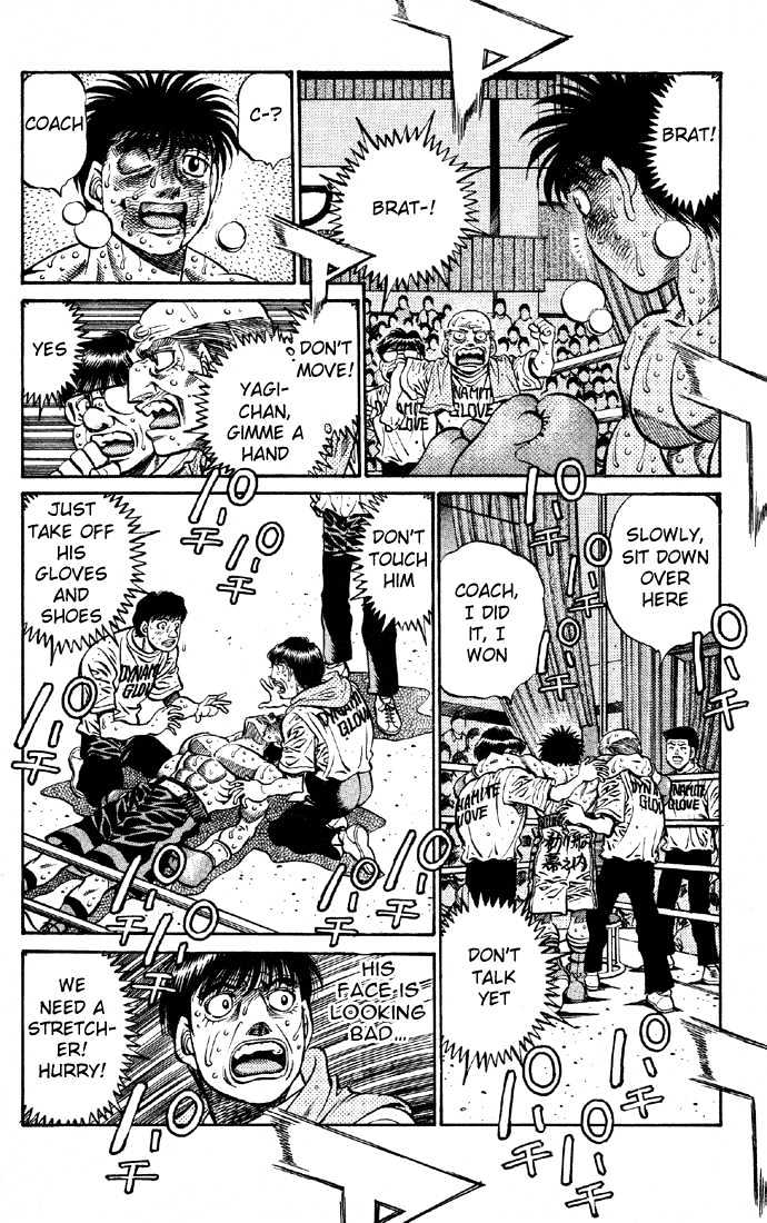 Hajime no Ippo Chapter 501 page 11 - Chapter 501 : Devastating Anti-counter