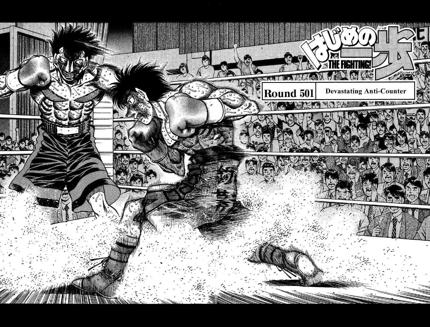 Hajime no Ippo Chapter 501 page 2 - Chapter 501 : Devastating Anti-counter