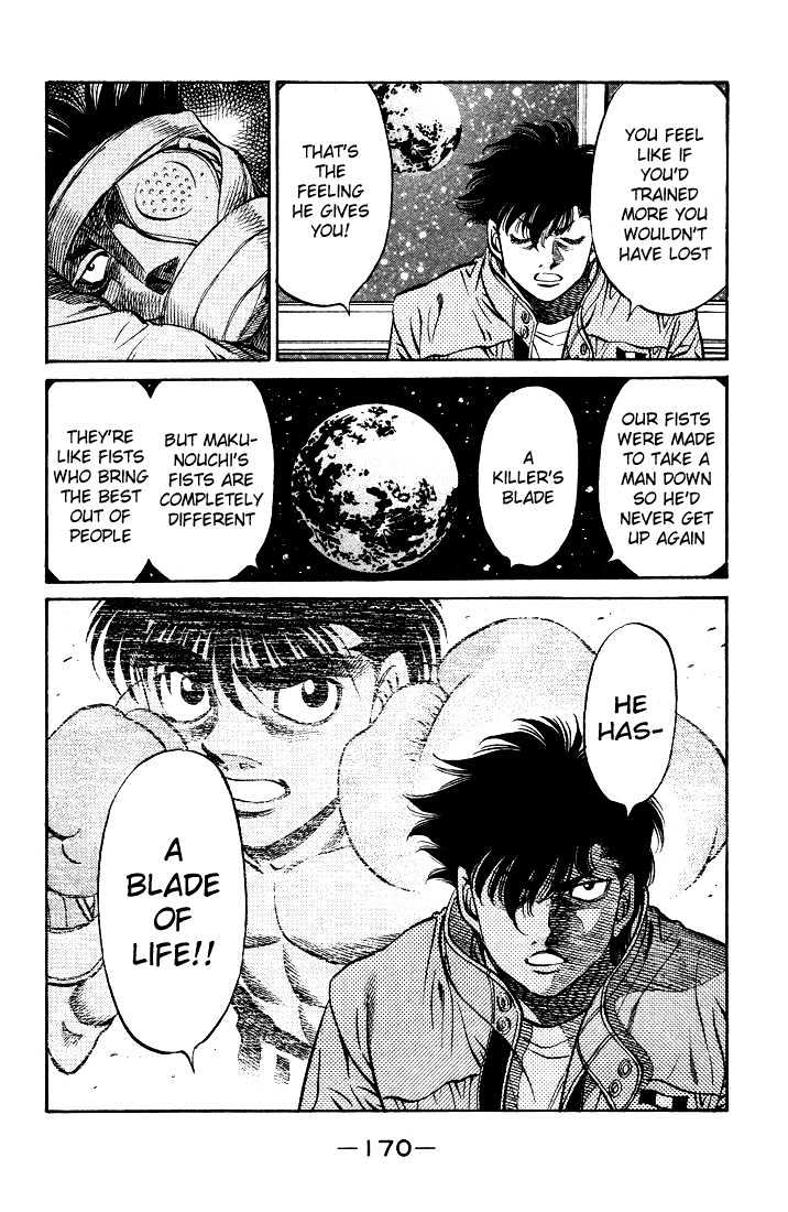 Hajime no Ippo Chapter 502 page 14 - Chapter 502 : A blade to live