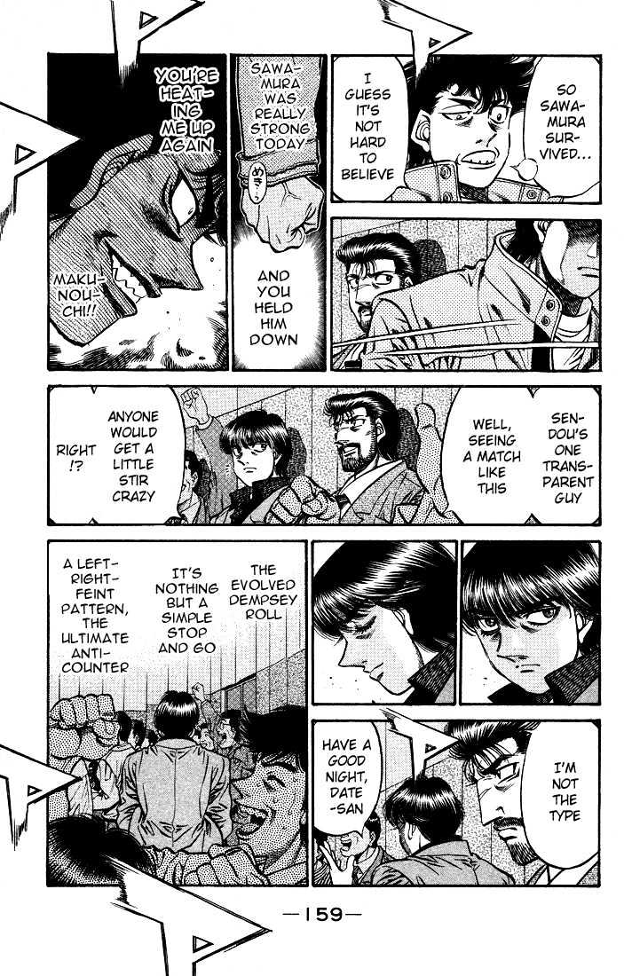 Hajime no Ippo Chapter 502 page 3 - Chapter 502 : A blade to live