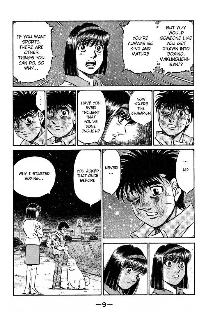 Hajime no Ippo Chapter 503 page 10 - Chapter 503 : Cap of memories
