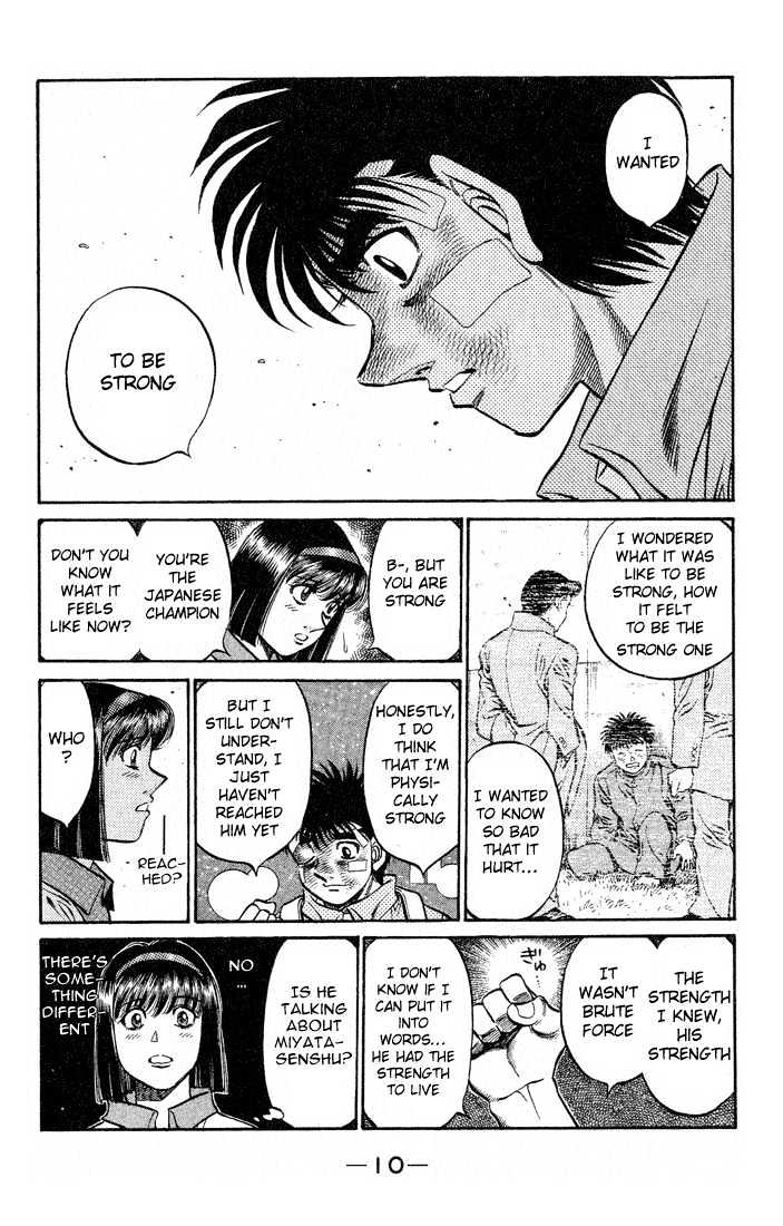 Hajime no Ippo Chapter 503 page 11 - Chapter 503 : Cap of memories